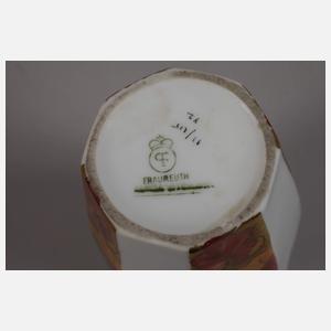 Fraureuth Enghalsvase Weintraubendekor