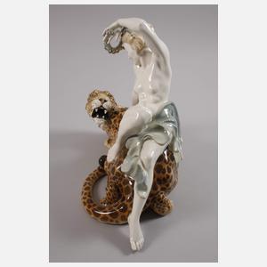 Hutschenreuther große "Ariadne auf Raubkatze"