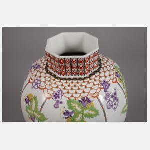 KPM Berlin große Deckelvase Art déco