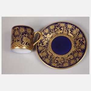 Konvolut Mokkatasse mit Untertassen