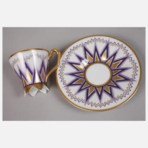 Konvolut Mokkatasse mit Untertassen