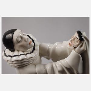 Schwarzburger Werkstätten "Bajazzo mit Maske"