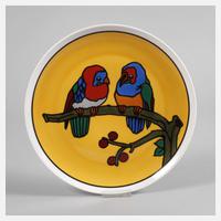 Zeh, Scherzer & Co. Wandteller Vogeldekor111