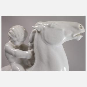 Villeroy & Boch große Reiterplastik