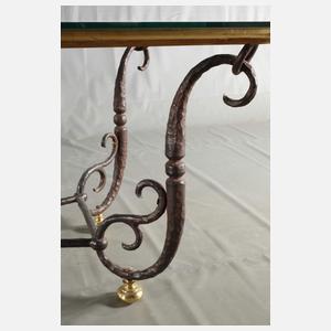 Maison Jansen Esstisch mit sechs Stühlen