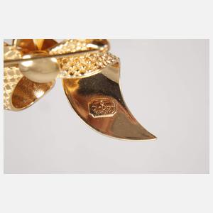 Christian Dior Schleifenbrosche