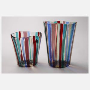 Murano Gläsersatz "A fasce"