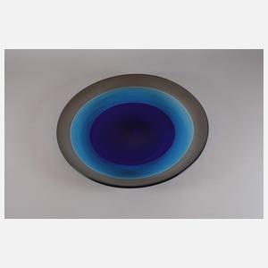 Murano übergroßer Teller "Sommerso"