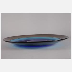 Murano übergroßer Teller "Sommerso"