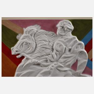 Rosenthal großes Porzellanobjekt "Palio weiß"