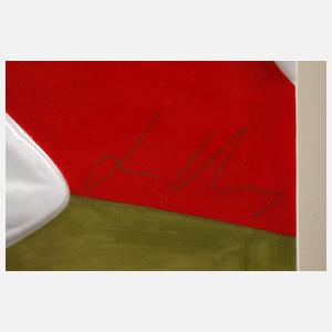 Rosenthal großes Porzellanobjekt "Palio weiß"