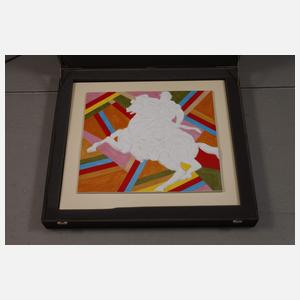 Rosenthal großes Porzellanobjekt "Palio weiß"