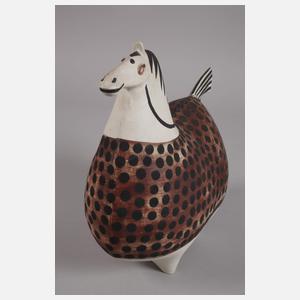 Keramikpferd "Springare"