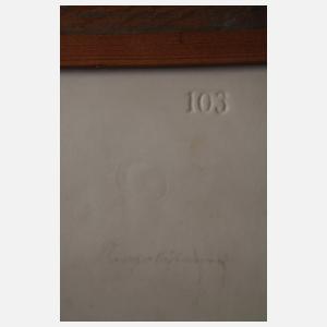 Hutschenreuther Bildplatte "Neapolithaner"