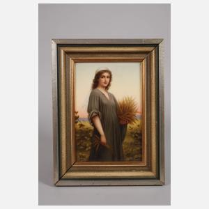 Hutschenreuther Bildplatte "Ruth im Kornfeld"