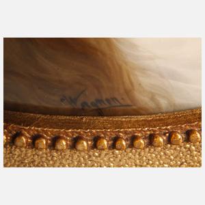 KPM Berlin Porzellanbildplatte "Erblüht"