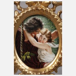 Meissen kleine Bildplatte "Frühling“