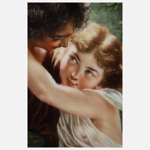 Meissen kleine Bildplatte "Frühling“