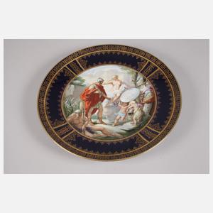 Eichwald Böhmen Wandteller im Alt-Wiener Stil