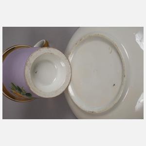 Alt-Wien Tasse mit Untertasse Blumenmalerei