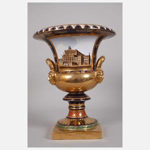 Paar große Prunkvasen mit Ansichten Berlins