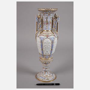 Böhmen Prunkvase im maurischen Stil