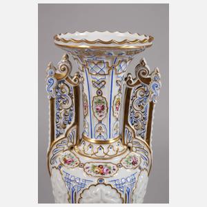 Böhmen Prunkvase im maurischen Stil