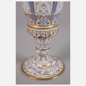 Böhmen Prunkvase im maurischen Stil