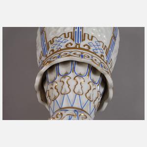 Böhmen Prunkvase im maurischen Stil