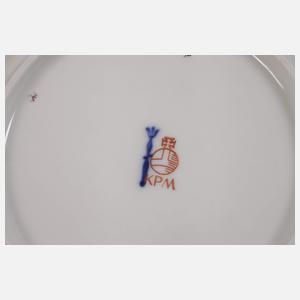 KPM Berlin Mokkaservice Blumenmalerei