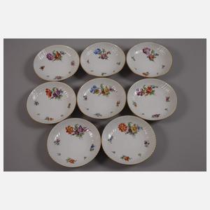 KPM Berlin Mokkaservice Blumenmalerei