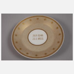 KPM Berlin Untertasse zur Goethe-Gedenktasse