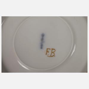 KPM Berlin Untertasse zur Goethe-Gedenktasse