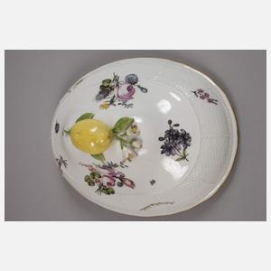 Deckelterrine Blumenmalerei