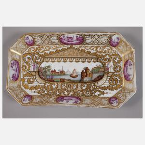 Meissen kleine Schale Kauffahrteiszenen