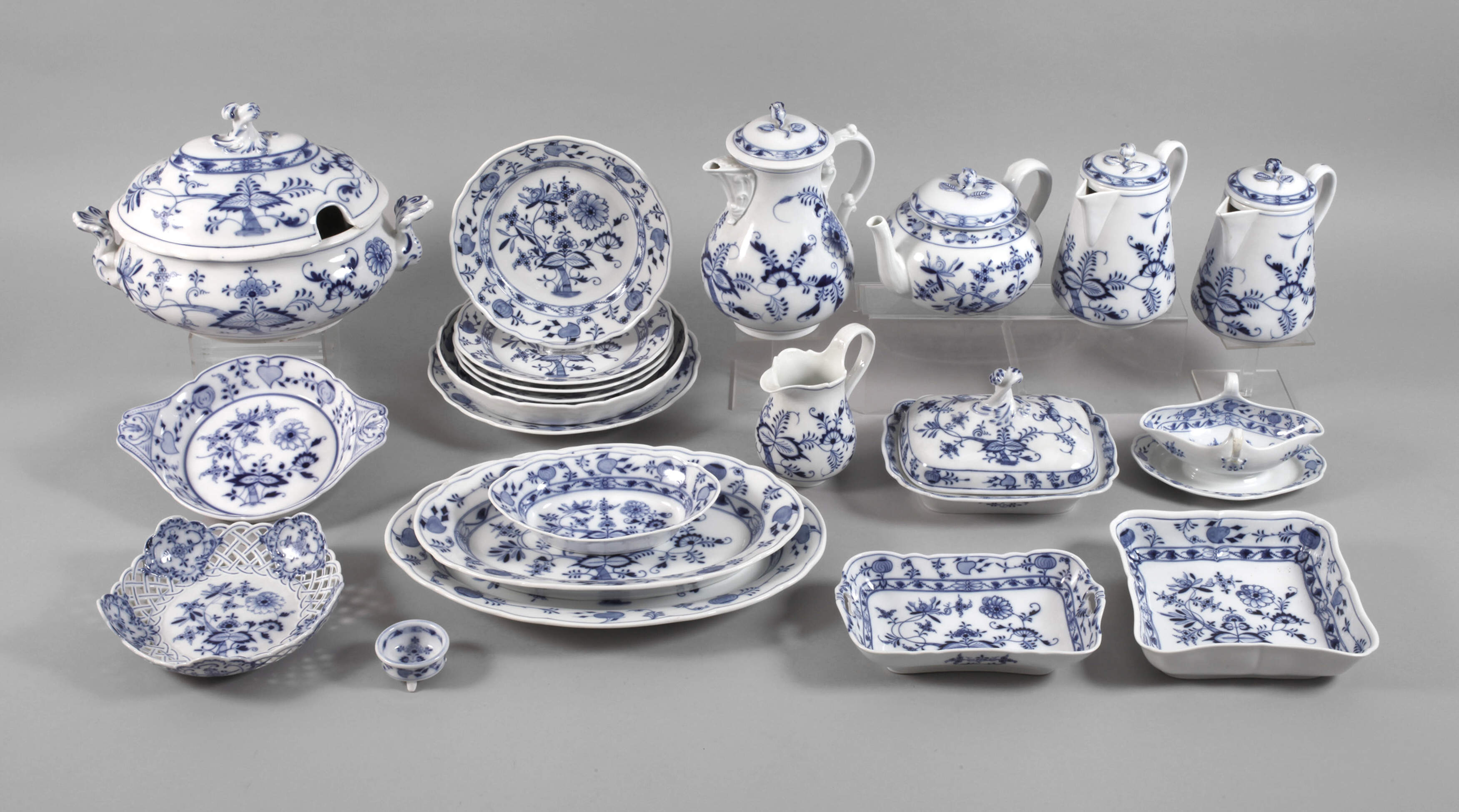 Meißen Teichert Konvolut "Zwiebelmuster"