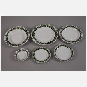 Meissen großes Speiseservice "Weinlaubdekor"