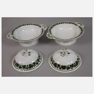 Meissen großes Speiseservice "Weinlaubdekor"