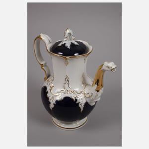 Meissen prunkvolles Kaffee-/Teeservice "B-Form"