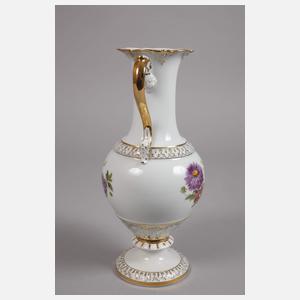 Meissen prunkvolle "Henkelvase"