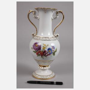 Meissen prunkvolle "Henkelvase"