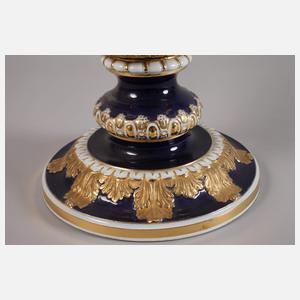 Meissen große Prunkvase Weichmalerei