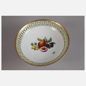 Meissen Tafelaufsatz Obstmalerei