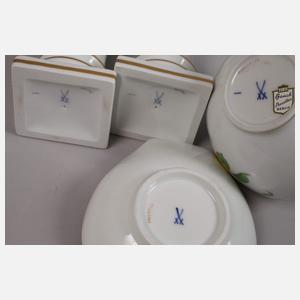 Meissen Konvolut "Gelbe Rose"