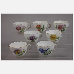 Meissen Kaffee-/Mokkaservice "Blume 1"