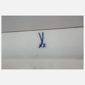 Meissen Königskuchenplatte "Bukett seitlich"