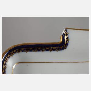 Meissen Königskuchenplatte "Bukett seitlich"