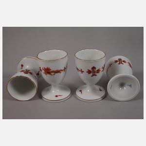 Meissen Kaffeeservice "Reicher rote Drache"