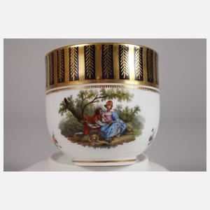 Meissen Konvolut Blumen- und Figurenmalerei