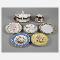 Meissen Konvolut Blumen- und Figurenmalerei111